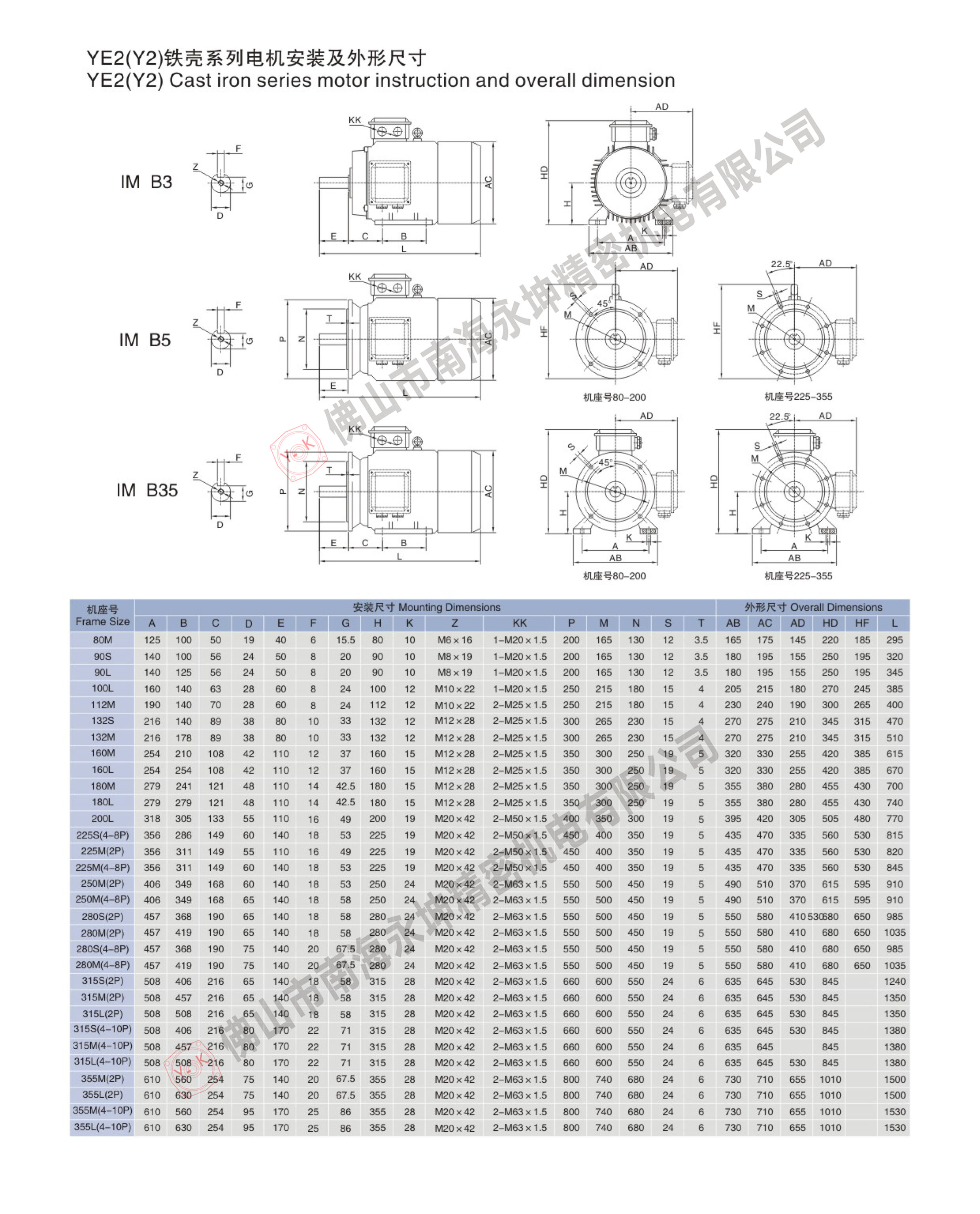 立式三相異步電機(jī)