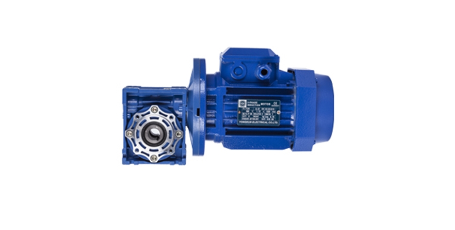 NMRV減速機(jī)配三相異步電動(dòng)機(jī)立式安裝